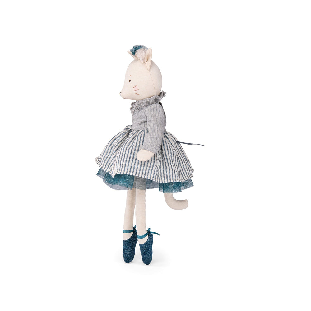 Cat doll Celestine from The Little School of Dance, perfect for imaginative play and cuddly companionship for babies.