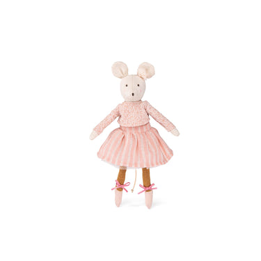 "Mouse doll Anna from Moulin Roty - The Little School of Dance, perfect for babies and toddlers."