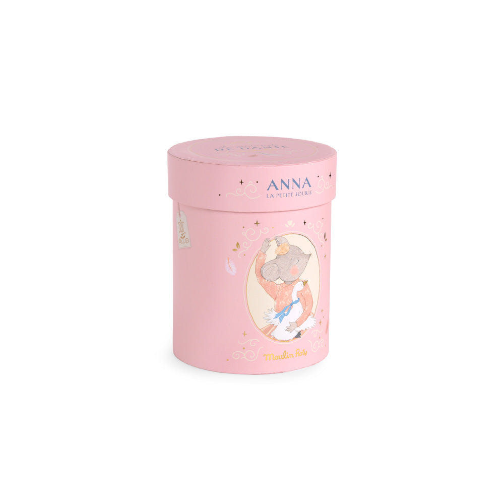 "Anna the Mouse plush toy from Moulin Roty - perfect for little dancers and cuddly companions."