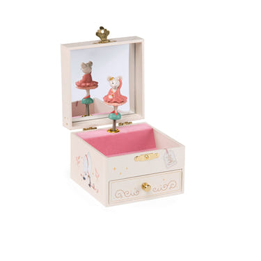Musical jewelry box "The Little School Of Dance" by Moulin Roty, a charming musical toy for babies.