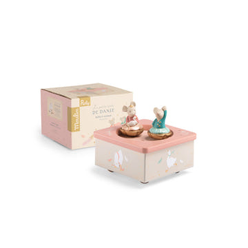 Speedy Monkey Musical Box The Little School of Dance Pink 7x5x7