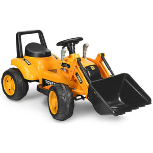 ãOnly for PlusãKids Ride On Excavator Digger 6V Battery Powered Tractor-Yellow