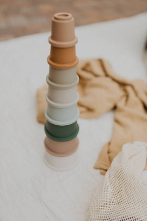 Silicone Stacking Cups