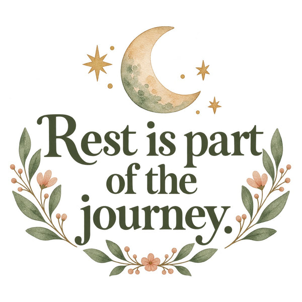 Rest is part of the journey Quote Wall Decal for Mom, image 2