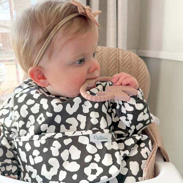 The Grayson Long Sleeve Bib - Leopard