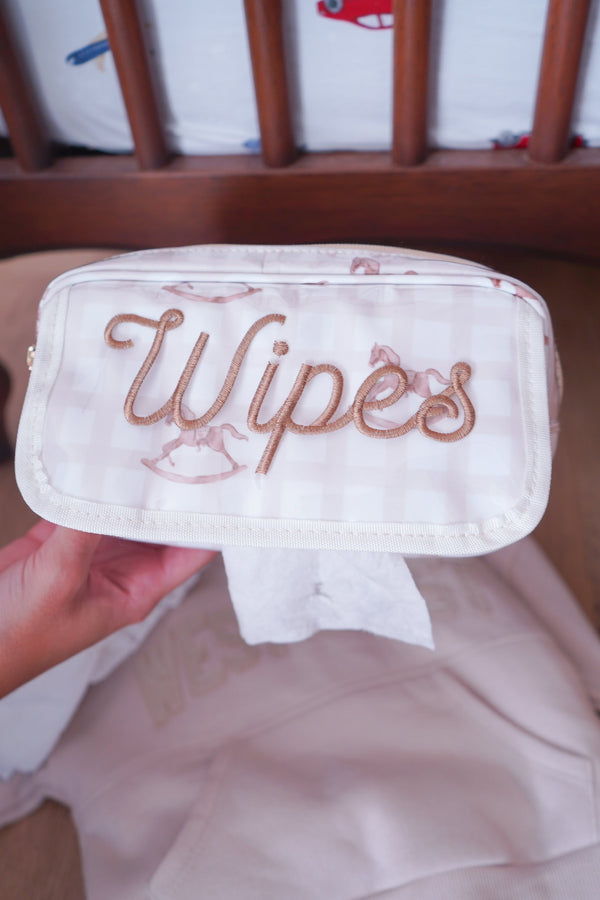KenzKustomz Wipes Pouch Clear Coat 8.5 x 4.5 x 2 Fits 80