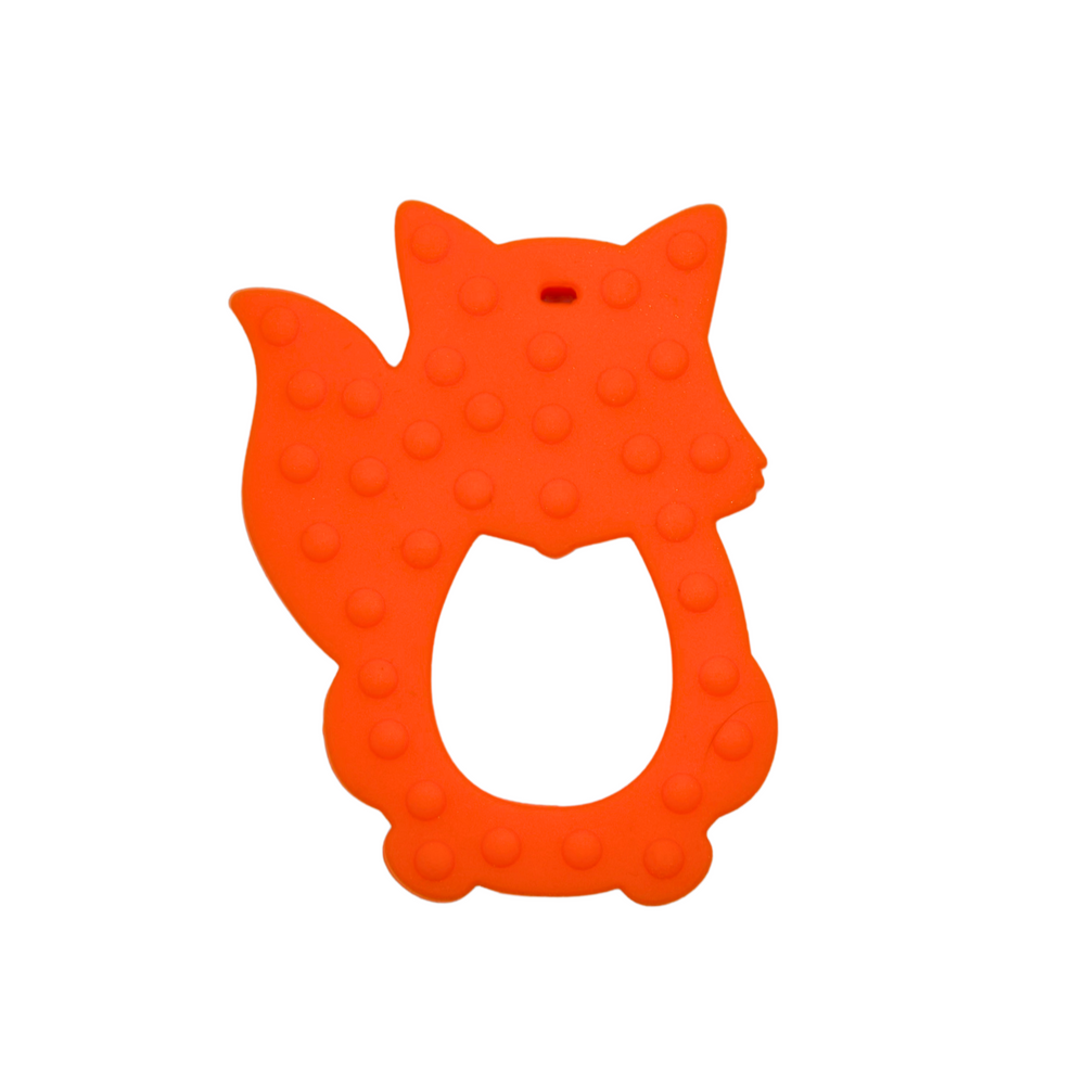 "Fox Teether Set for babies - safe, soft, and perfect for soothing gums during teething."