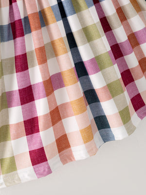 Fall Autumn Baby Girls Plaid Dress