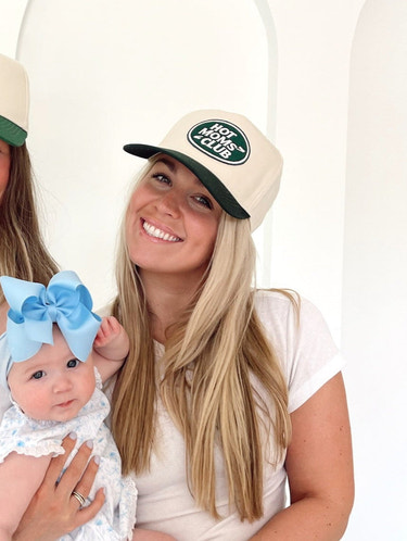 Hot Moms Club - Green Vintage Trucker Hat