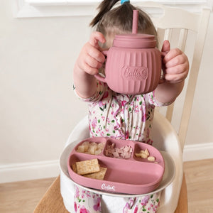 Calla and Friends 4-Section Suction Plate Silicone