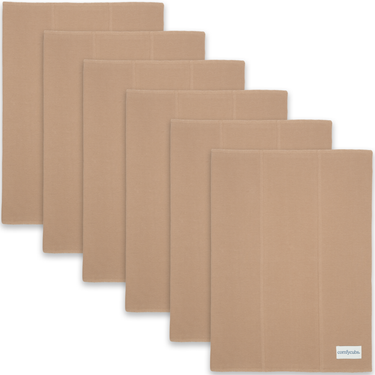 Cotton Burp Cloths in Cedar