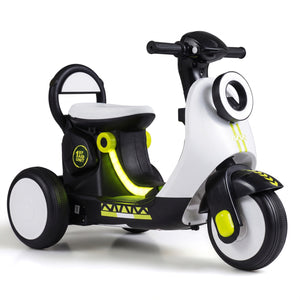 6V Electric Ride on Motorcycle with LED Headlight for Kids Aged 3-5 Years