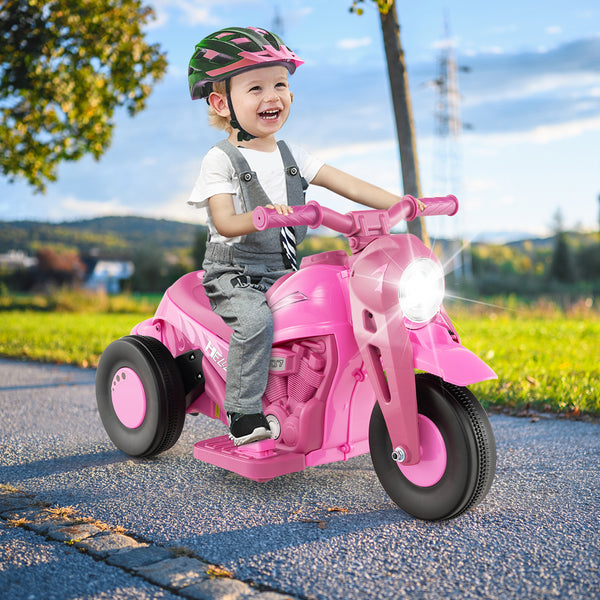 6V Kids Electric Ride on Motorcycle with Bubble Maker and Music