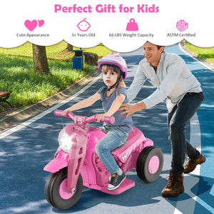 6V Kids Electric Ride on Motorcycle with Bubble Maker and Music