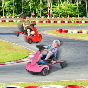 6V Kids Ride on Drift Car with 360° Spin and 2 Adjustable Heights