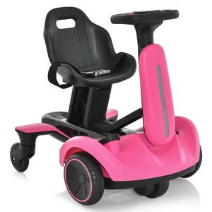 6V Kids Ride on Drift Car with 360° Spin and 2 Adjustable Heights