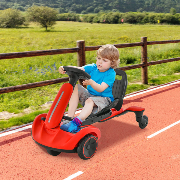 6V Kids Ride on Drift Car with 360° Spin and 2 Adjustable Heights