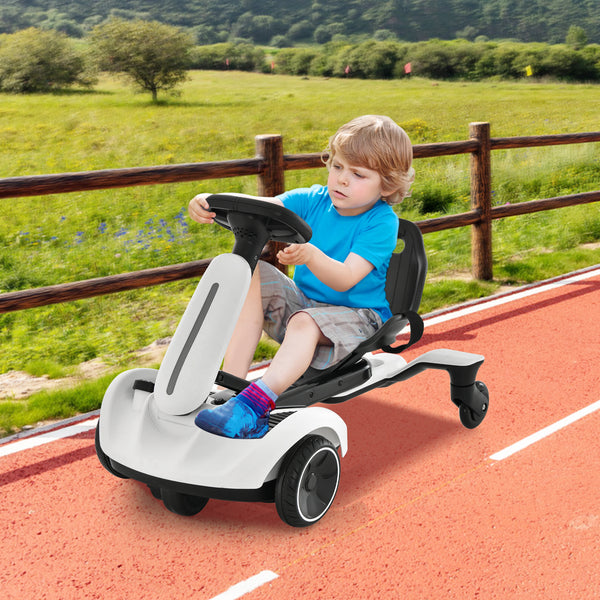 6V Kids Ride on Drift Car with 360° Spin and 2 Adjustable Heights