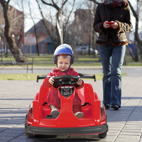 6V Kids Ride On Go Cart with Remote Control and Safety Belt