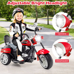 6V 3 Wheel Kids Motorcycle - Rechargeable for Kids - Electric Motorcycle
