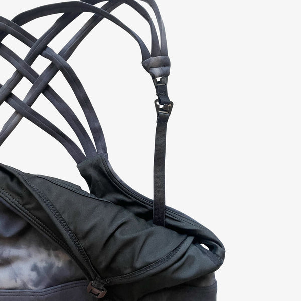 Chloe 4 Running Nursing & Pumping Sports Bra (Black Cloud)