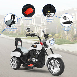 6V 3 Wheel Kids Motorcycle - Rechargeable for Kids - Electric Motorcycle