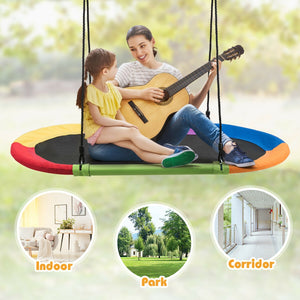 60 Inch Saucer Surf Outdoor Adjustable Swing Set - Electric for Infants