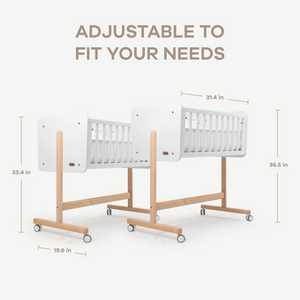 Wooden Bedside Bassinet Sleeper