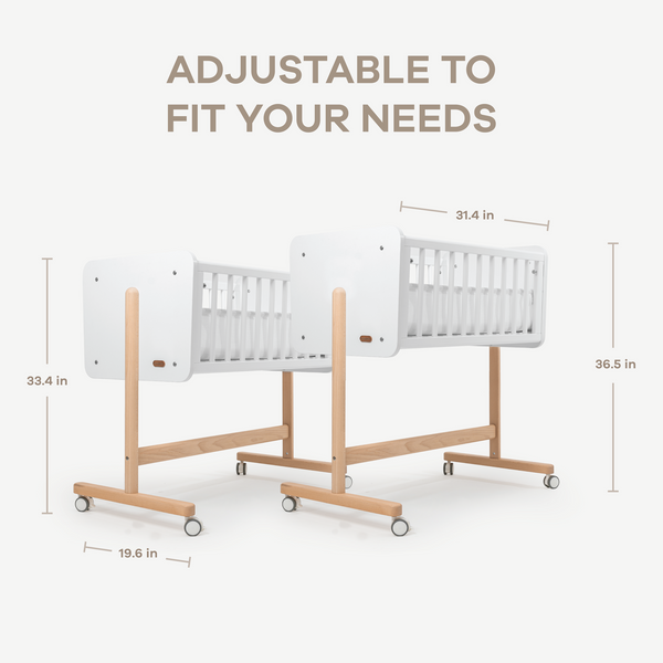 Wooden Bedside Bassinet Sleeper