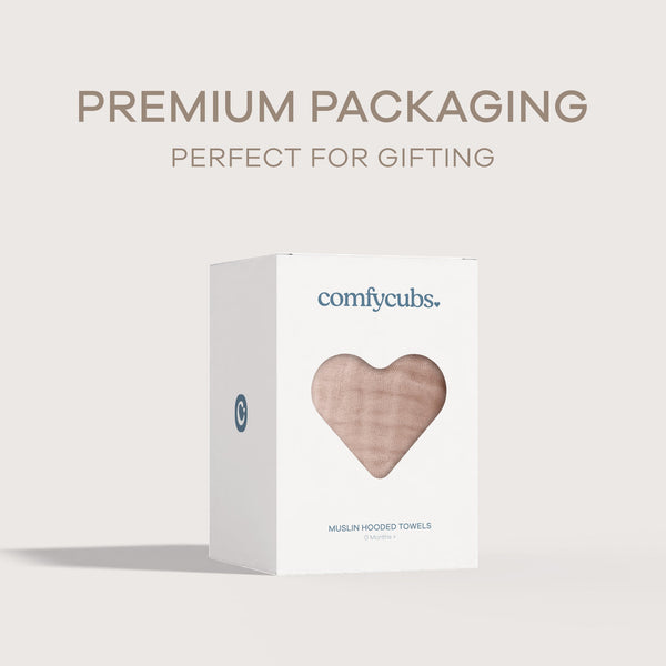 Baby Hooded Towels in Blush