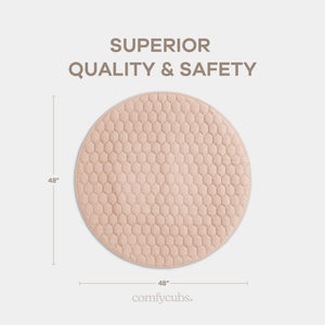 Play Mat with Non-Slip Bottom in Blush