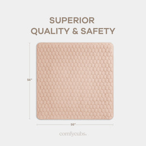 Play Mat with Non-Slip Bottom in Blush