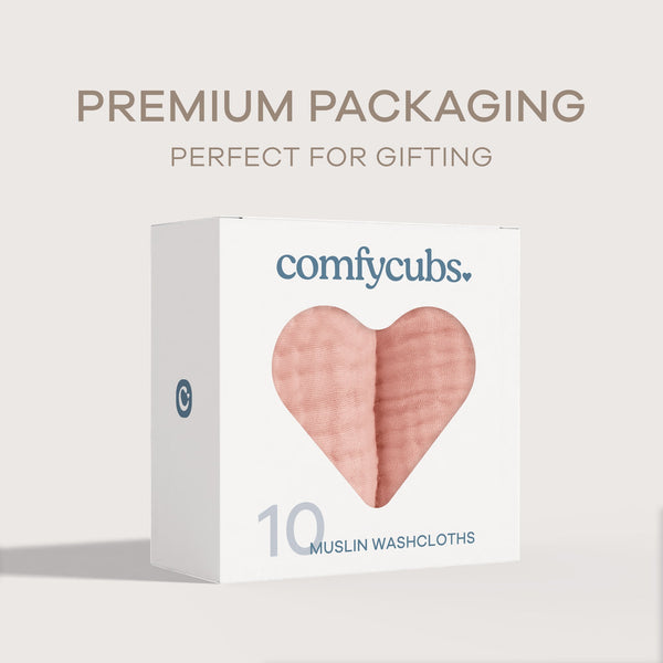 Muslin Washcloths in Lace