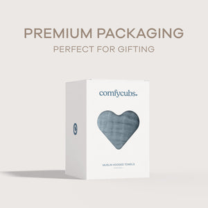 Baby Hooded Towels in Pacific Blue