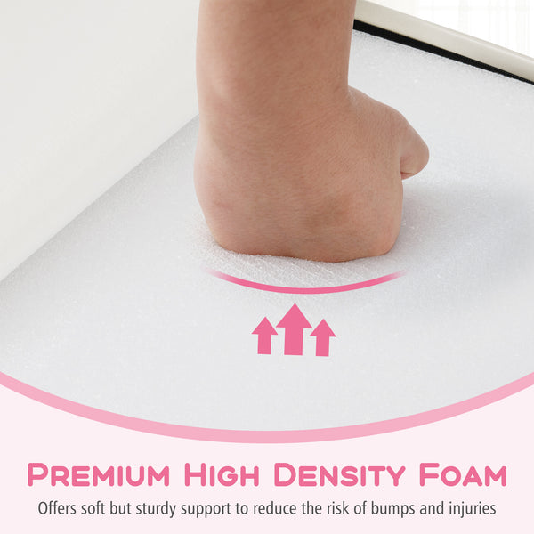 6-Piece Foam Climbing Blocks with Hook and Loop Fasteners for Toddlers & Kids