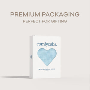 Muslin Nursing Cover, Pack of 1 in Sky Blue