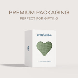 Baby Hooded Towels in Sage