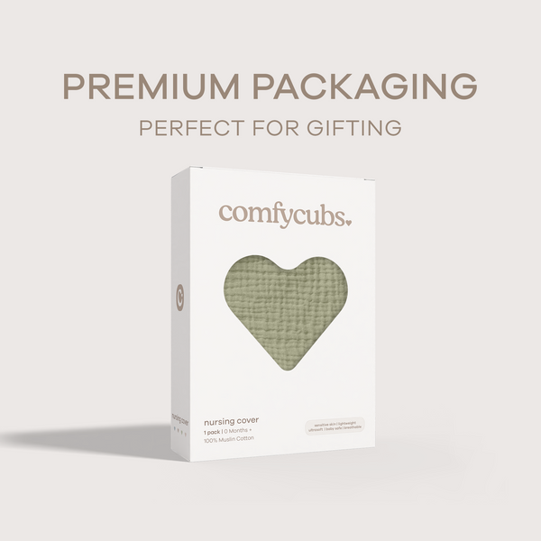 Muslin Nursing Cover, Pack of 1 in Sage