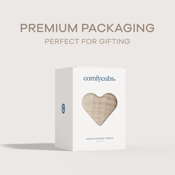 Baby Hooded Towels in Sand