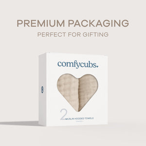 Baby Hooded Towels in Sand