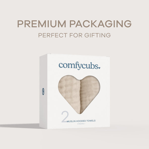 Baby Hooded Towels in Sand