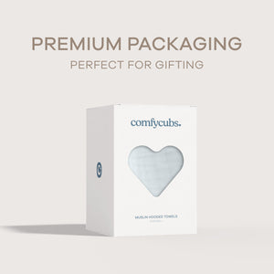 Baby Hooded Towels in White