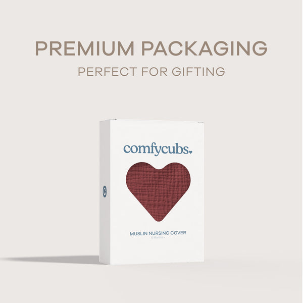 Muslin Nursing Cover, Pack of 1 in Wine