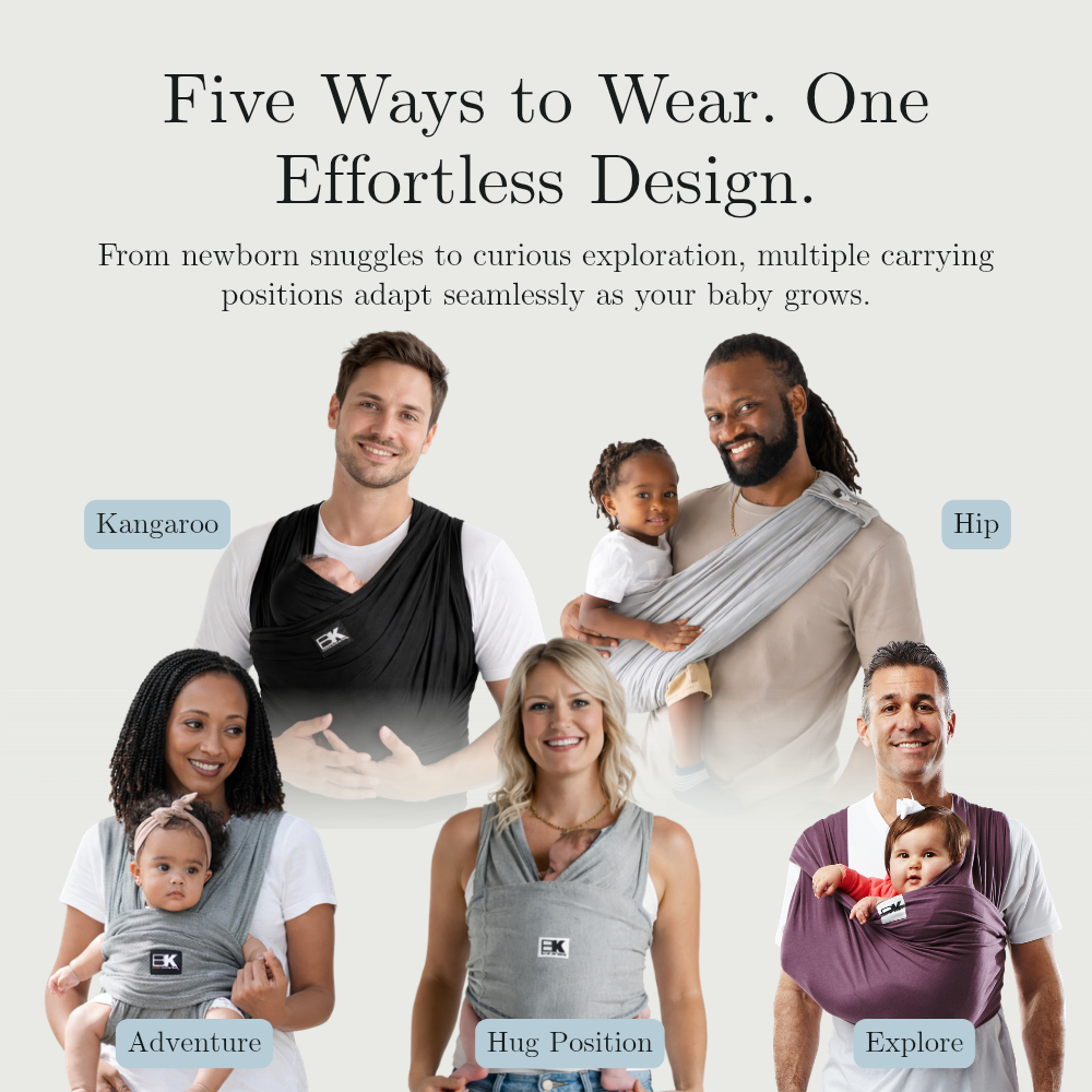 Baby K'tan Breeze Baby Carrier | Charcoal