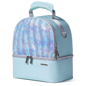 Insulated Lunch Box Double Deck Cooler Bag