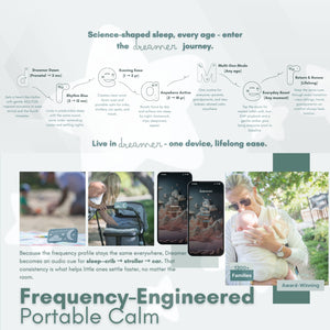 Dreamer™ Science-Backed Baby Sound Machine | 432Hz & 528Hz Sleep Aid BLACK FRIDAY SALE!