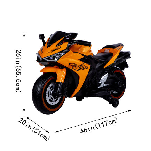 12V Kids' Electric Motorcycle Ride-On Toy for Ages 3–6