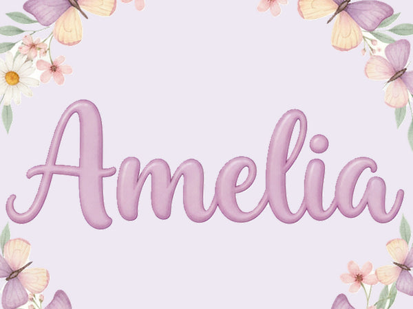 Personalised Butterfly Wreath Name Wall Decal, image 4