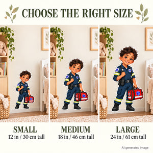 Personalized Paramedic Wall Decal from Photo, Dream Job Sticker, image 16