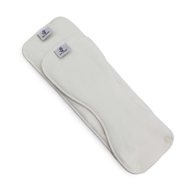 6r Soaker Insert Set | Bamboo Cotton Fleece - 7 Layer Everyday Absorbency